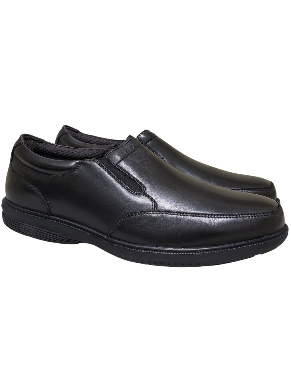 Nunn Bush Men Myles St Slip On Loafers Size US 9.5M Black Leather